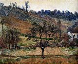 Monument Valley Paintings - The Valley Of Falaise by Claude Monet